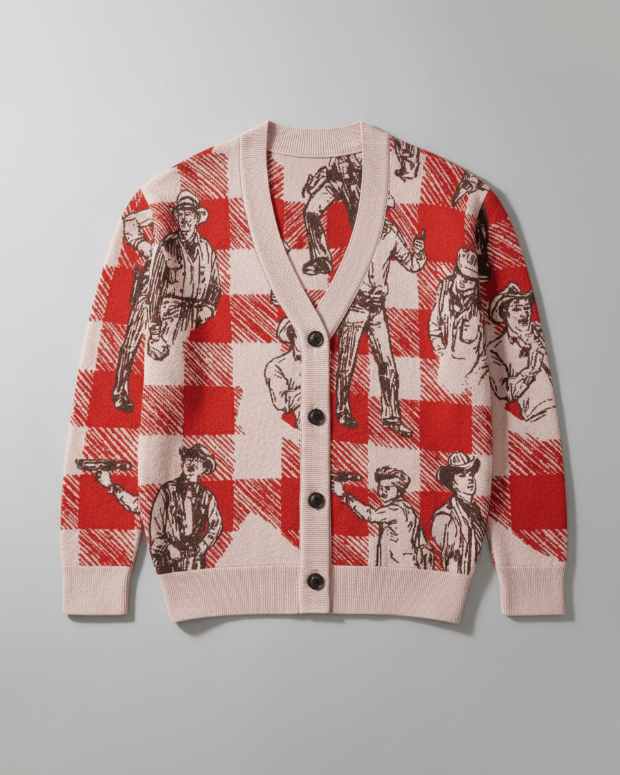 12/6 - JOLENE by Riffhaus - Knitted cardigan - Dolly Parton Riff