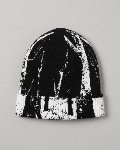 LAST TREE by Riffhaus - Knitted beanie - Aurora Frozen Riff