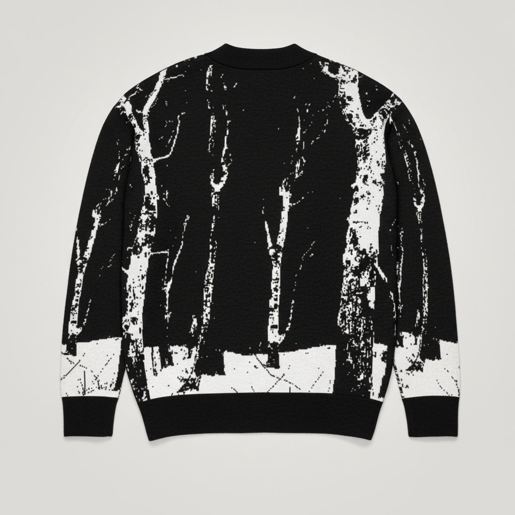 LAST TREES by Riffhaus - Knitted cardigan - Aurora Frozen Riff