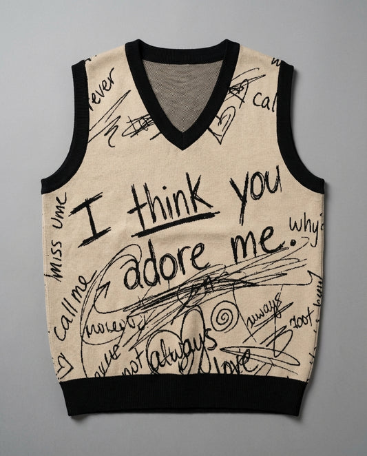 I THINK YOU ADORE ME, Vest
