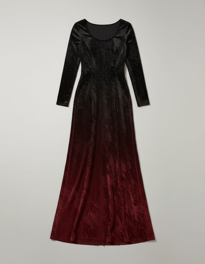 VELVETEEN by Riffhaus - Velvet Shine Maxi Dress - Riff on Rosalía's Berghain