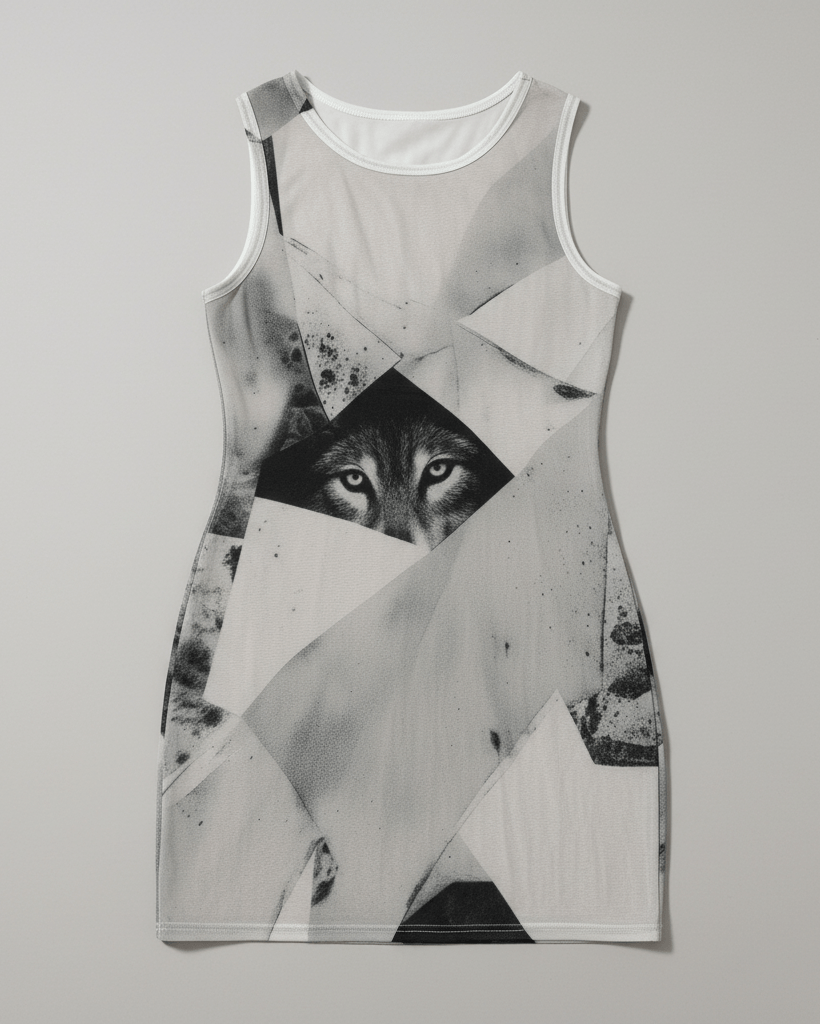 WOLVES by Riffhaus - Sheer Mesh Bodycon Dress #FROZEN