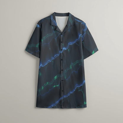 Scorpio by Riffhaus - Men's Hawaiian Shirt With Button Closure |115GSM Cotton poplin
