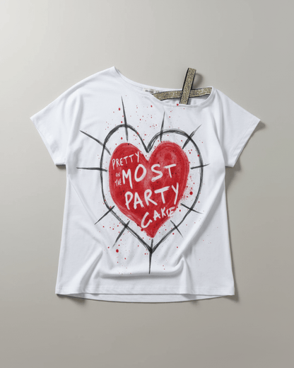 12/1  - DOLL PARTYS - Women's T-shirt With Elastic Band - Riff on Love