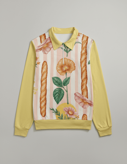 BAGUETTE by Riffhaus - Unisex Cotton Pullover #BUTTER 25R07