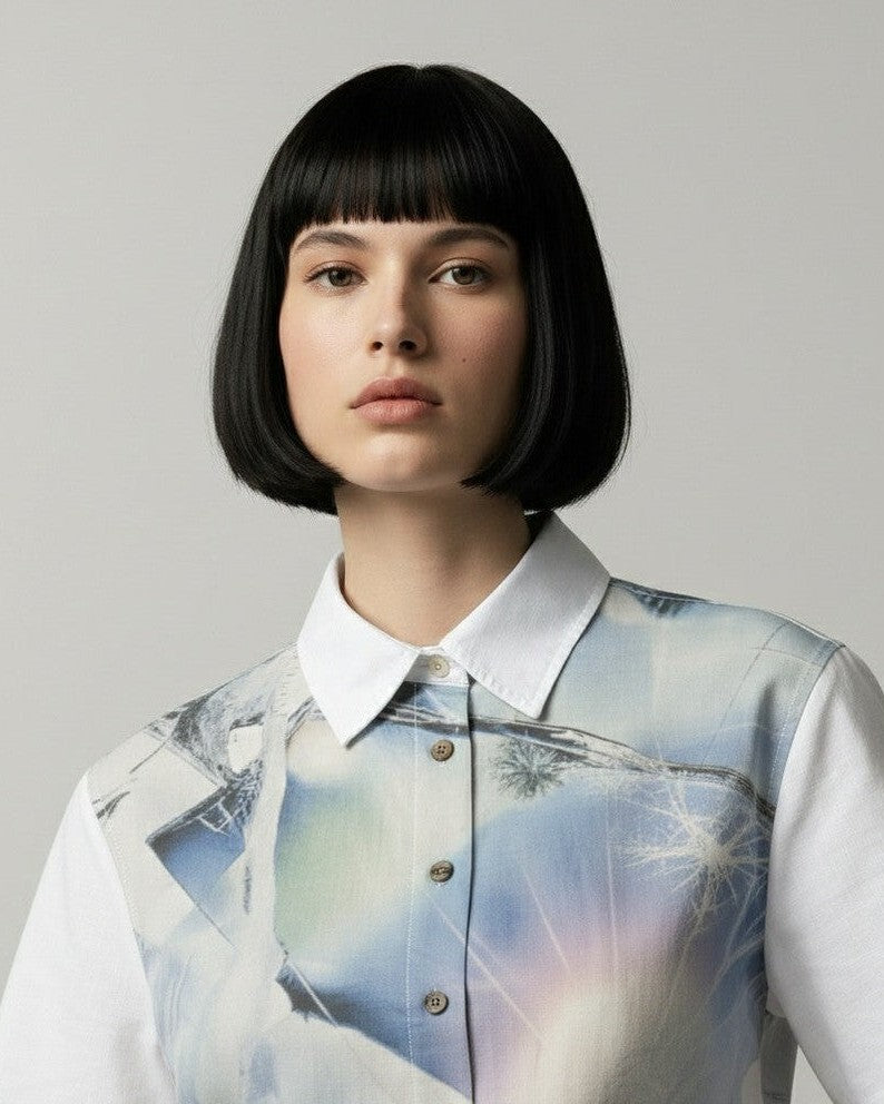 LIGHT by Riffhaus - Women's Shirt 100% Cotton - Frozen Aurora Riff