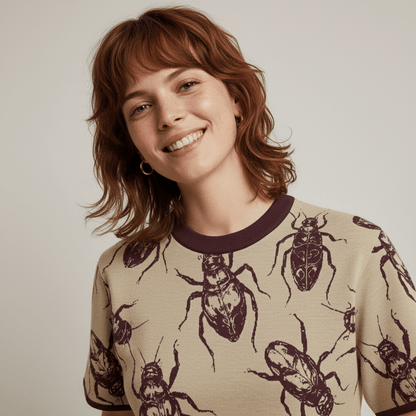 BUGs by Riffhaus - Knitted classic tee Unisex - Sized for Men - Sofia Isella Riff