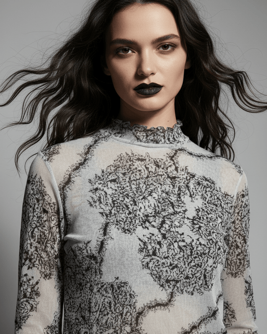 GARDEN by Riffhaus Women's Mesh T-shirt with Ants - Sofia Isella Riff