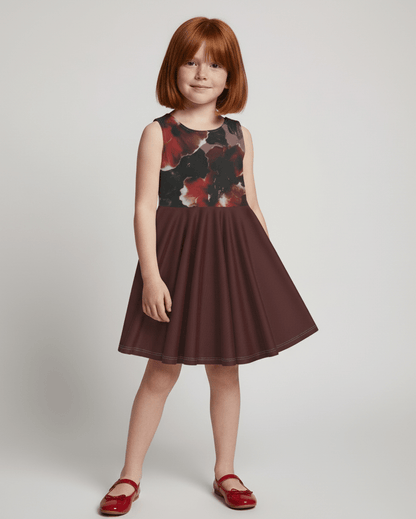 BLOOM by Riffhaus - Kid's Sleeveless Vest Dress - Scream Riff