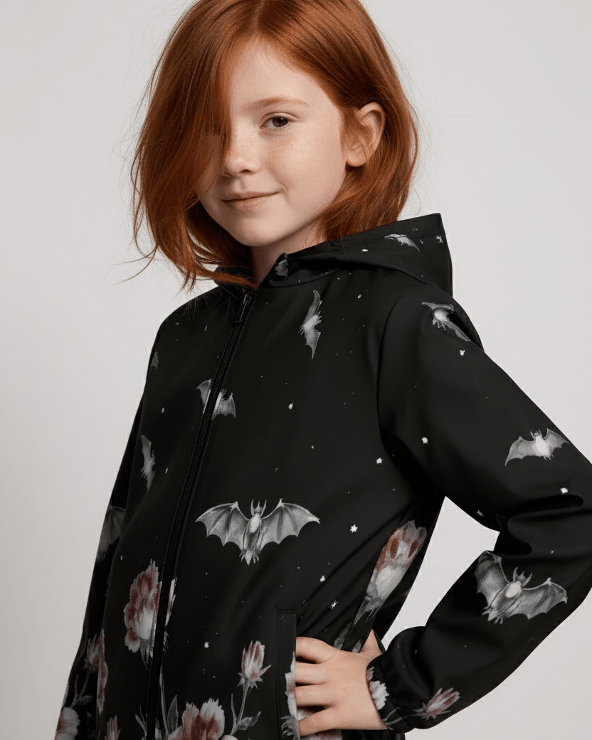 BATS by Riffhaus - Children's Waterproof And Windproof Jacket - Florence + The Machine Riff
