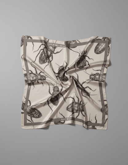 DECAY by Riffhaus - Silk Scarf Bugs - Sofia Isella Riff