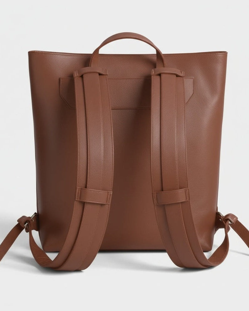 LAST TREES by Riffhaus - Vegan Leather Backpack - Aurora Frozen Riff