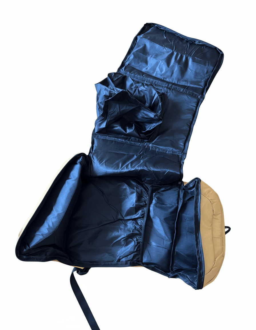 FORGING - Large Backpack with Mushroom Print - Sofia Isella Riff