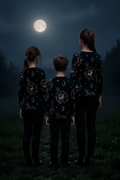 PETALS by Riffhaus – Kid’s Long Sleeve T-Shirt – Florence + the Machine Riff