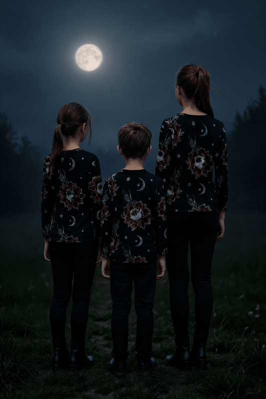 PETALS by Riffhaus – Kid’s Long Sleeve T-Shirt – Florence + the Machine Riff