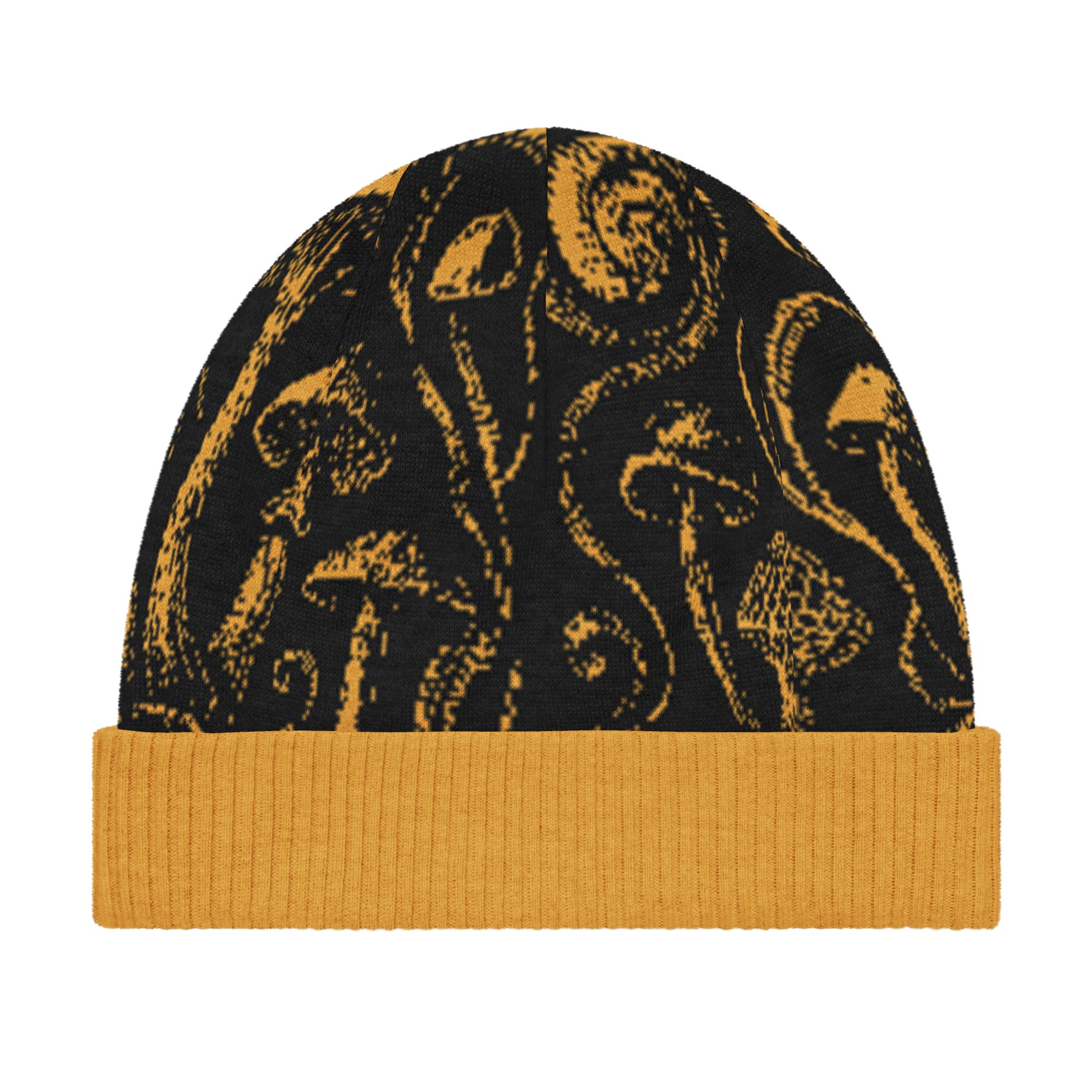 SHROOM HEAD by Riffhaus - Custom Knitted Beanie - Sofia Isella Riff