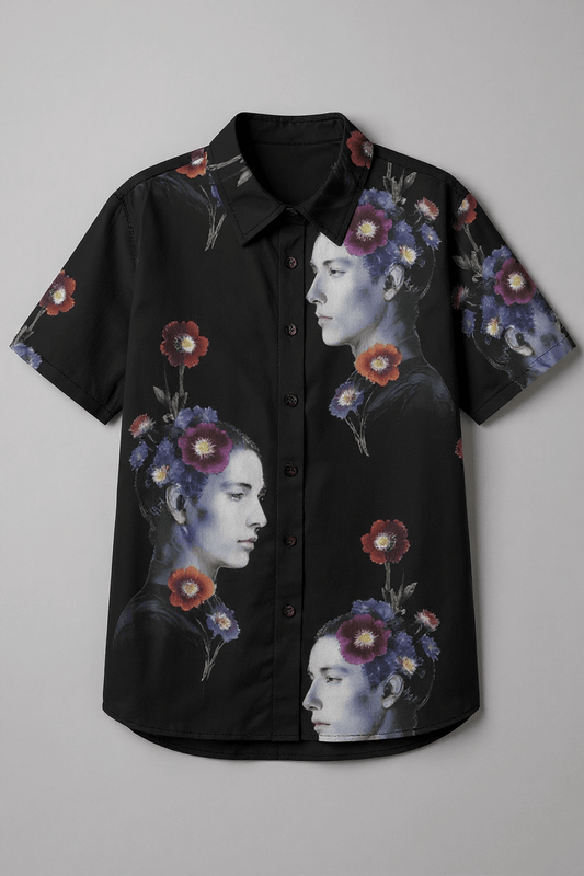 REBIRTH by Riffhaus - Women's Cotton Shirt - Florence + The Machine Riff