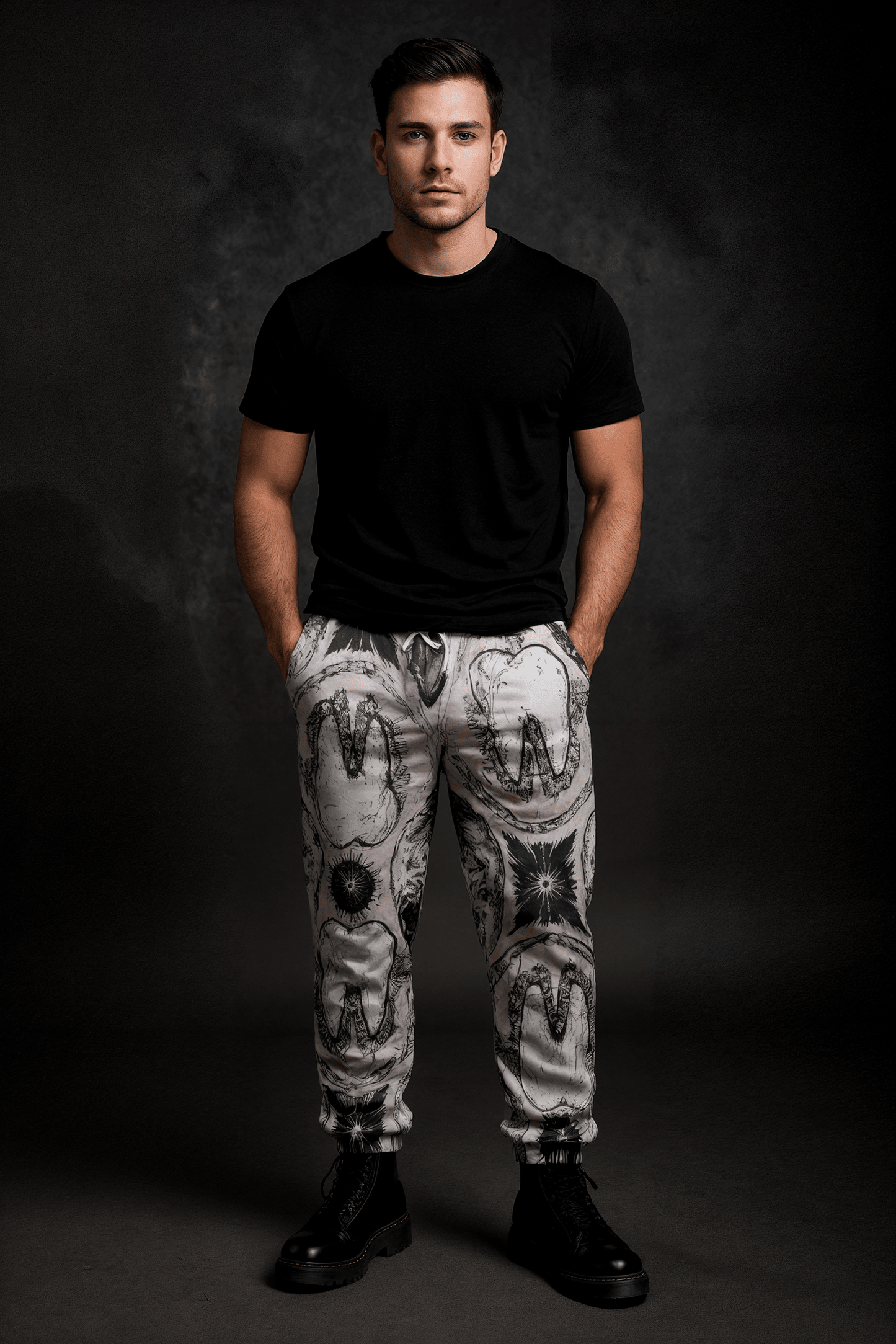 TOOTH by Riffhaus - Unisex Pants Cotton Joggers - Sofia Isella Riff