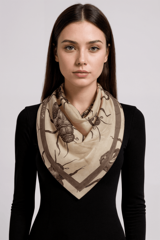 DECAY by Riffhaus - Silk Scarf Bugs - Sofia Isella Riff
