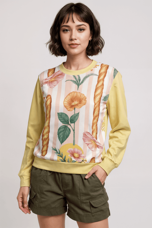 Riffhaus Unisex Lightweight Pullover - Butter Baguette (Sofi Tukker Butter Riff)