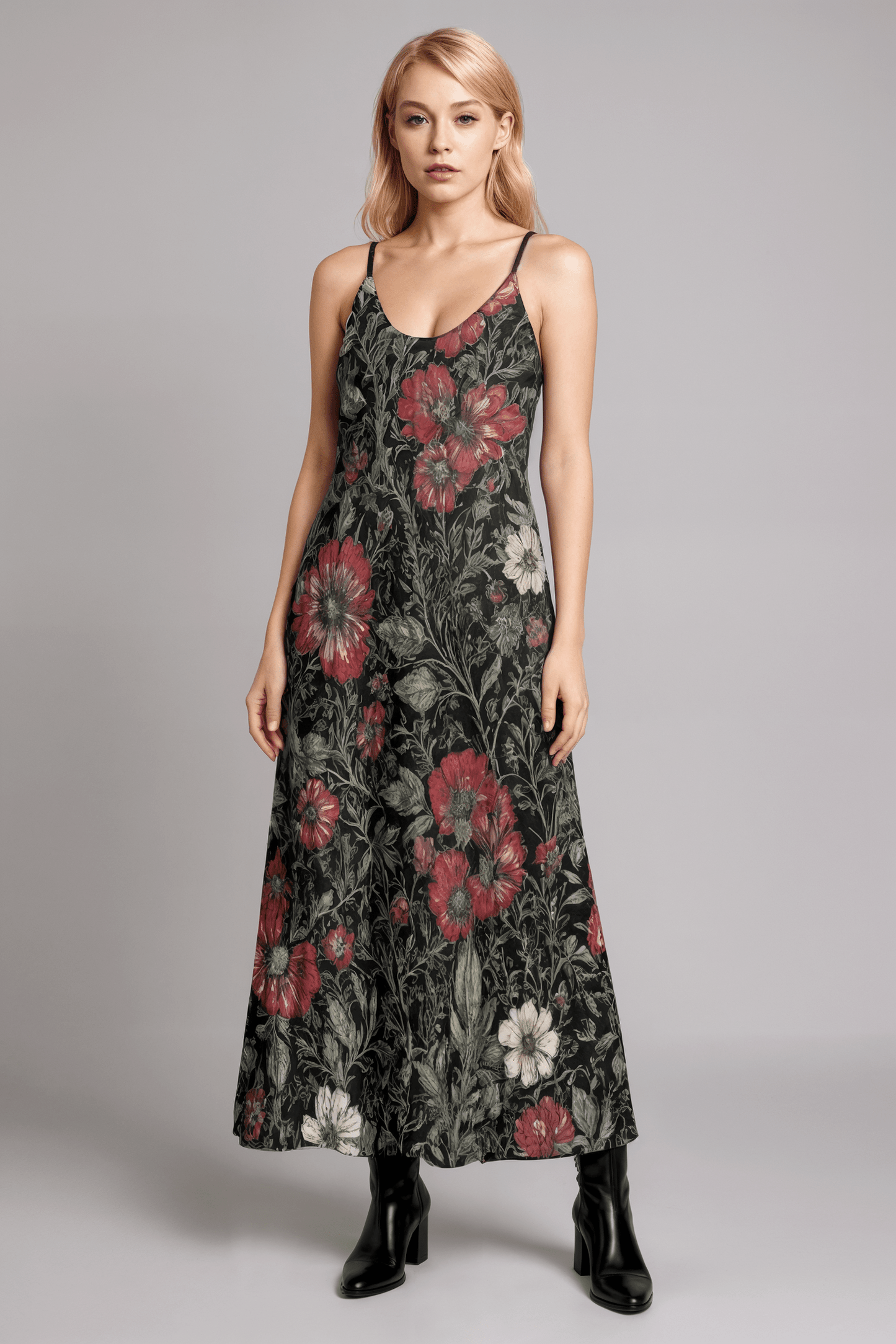 POSSESSION by Riffhaus - Women's Sling Dress with Floral Print - Florence + The Machine Riff