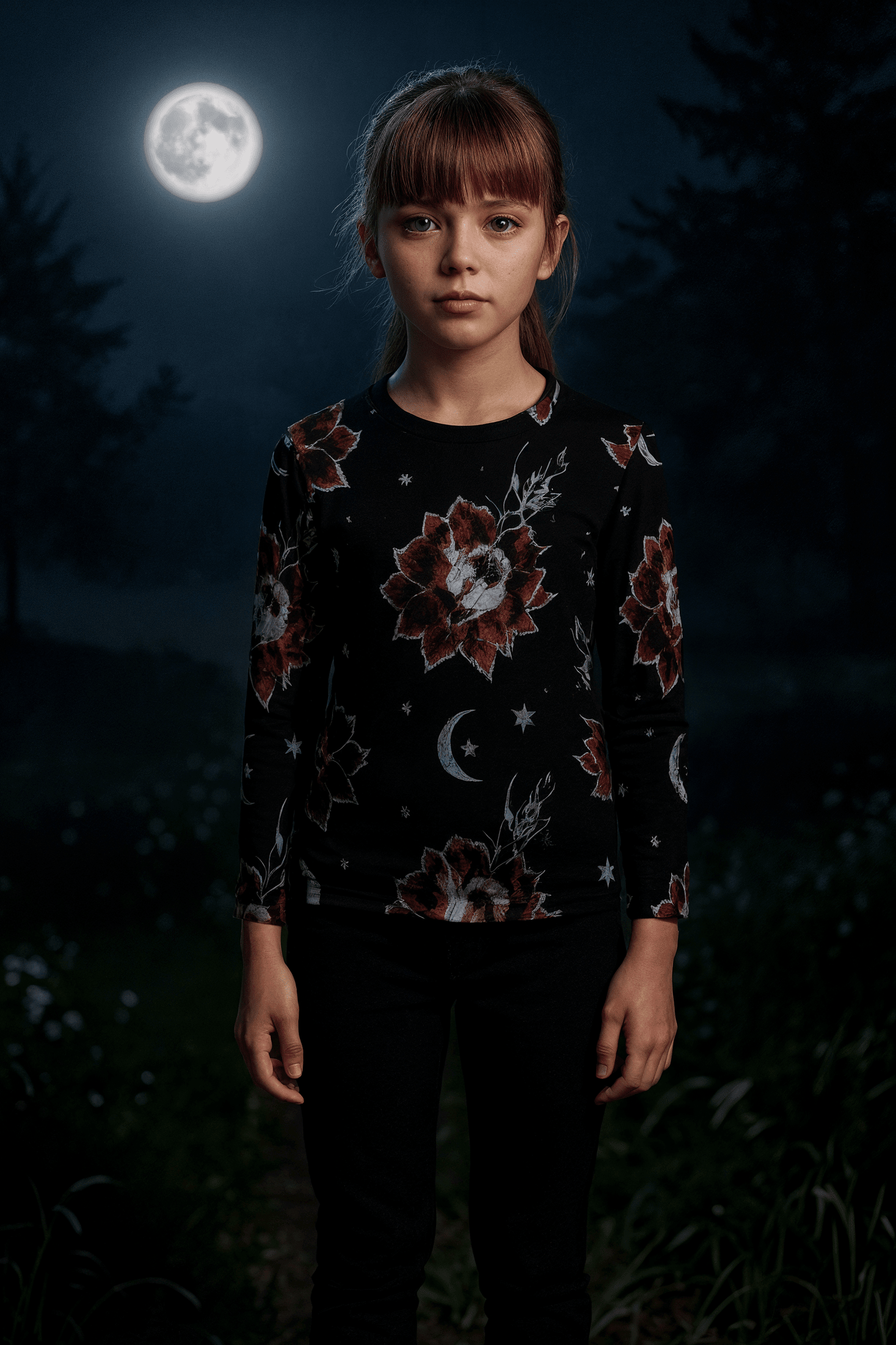 PETALS by Riffhaus – Kid’s Long Sleeve T-Shirt – Florence + the Machine Riff