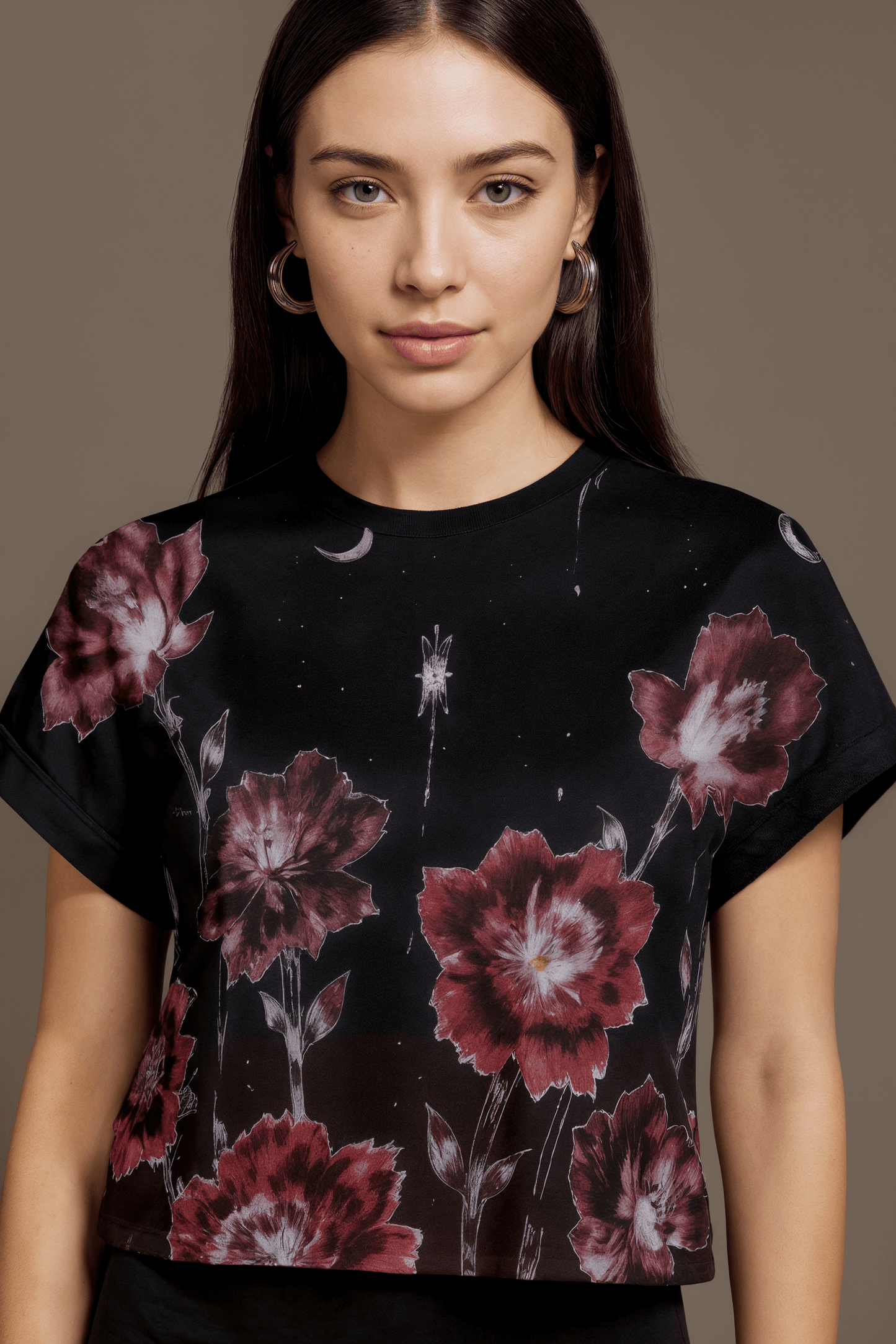 SPARK by Riffhaus - Women's Open-Back Crossover Tee - Florence + The Machine Riff