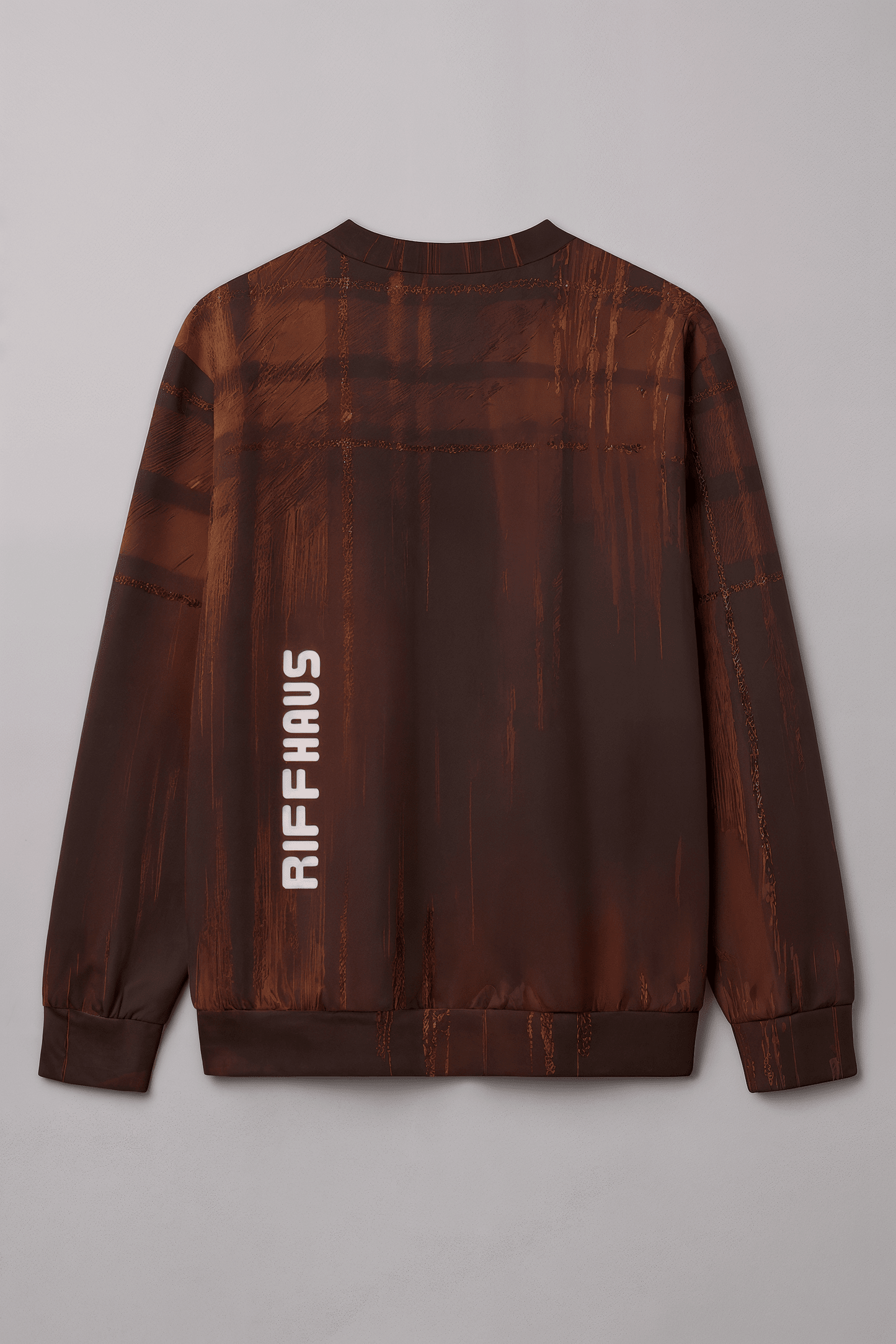 MELTED PLAID by Riffhaus - Unisex Heavy Cotton Crew Sweatshirt - Sofia Isella Riff