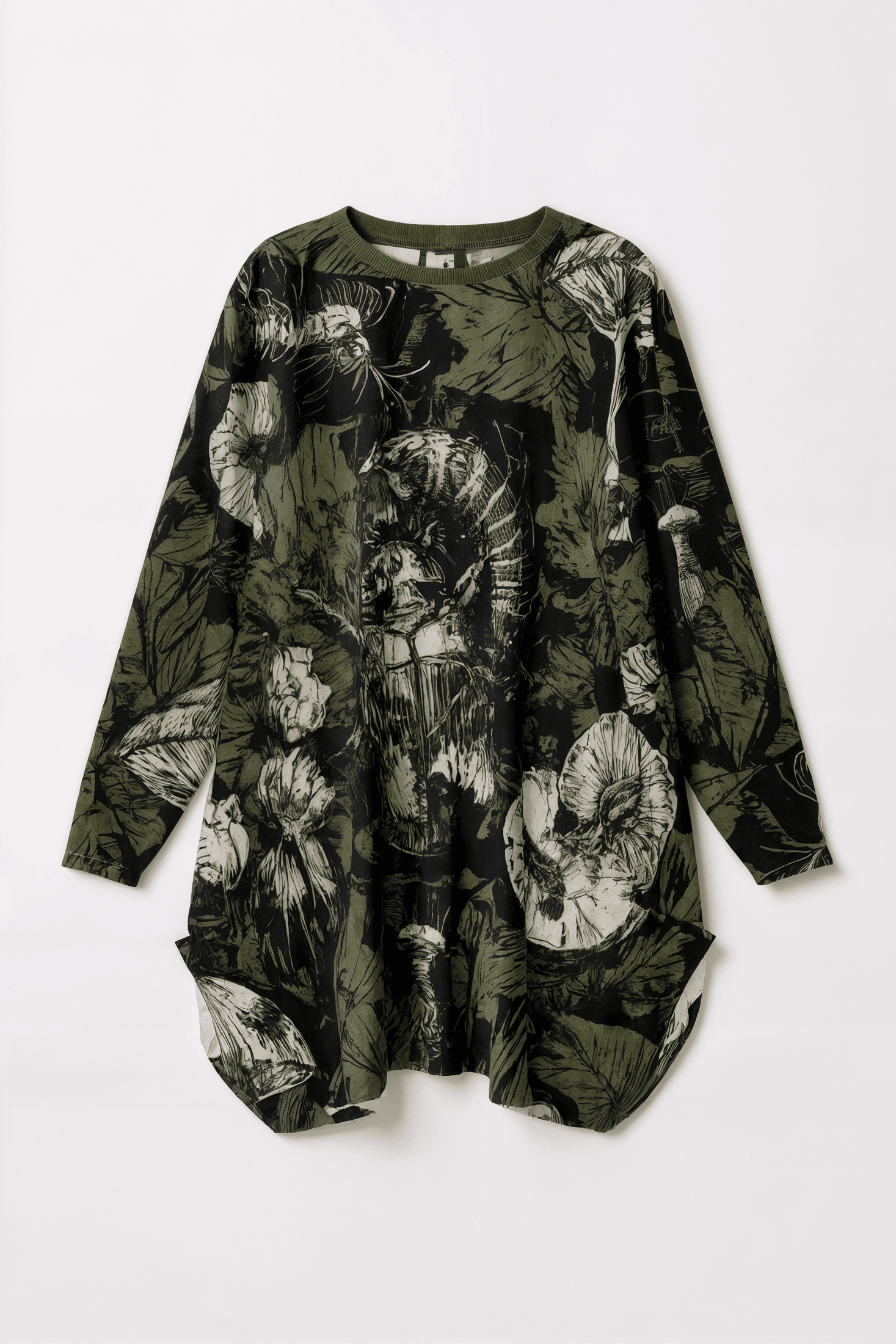 UNDERGROUND by Riffhaus - Women's Loose Crew Neck Jersey Dress with 2 Pockets - Sofia Isella Riff