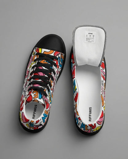 ME - high top canvas shoes [women's size] - Rachel Chinouriri Riff