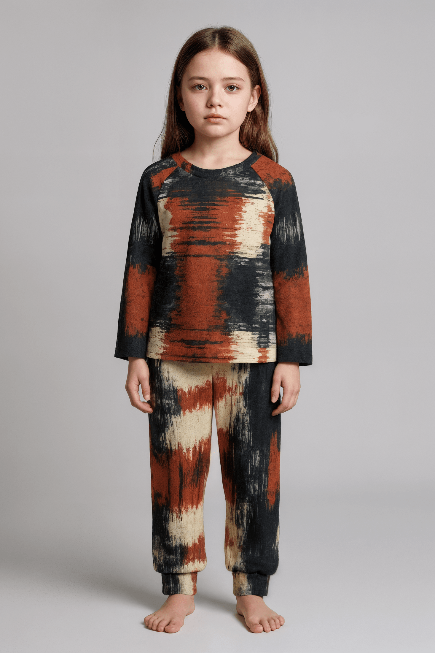 DISTORTION by Riffhaus Kid's Knitted Fleece Set - Sofia Isella Riff