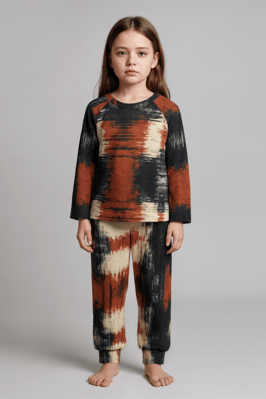 DISTORTION by Riffhaus Kid's Knitted Fleece Set - Sofia Isella Riff