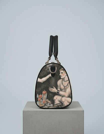SAINTS by Riffhaus - Classic Barrel-Shaped PU Leather Handbag - Riff on Rosalia's Berghain