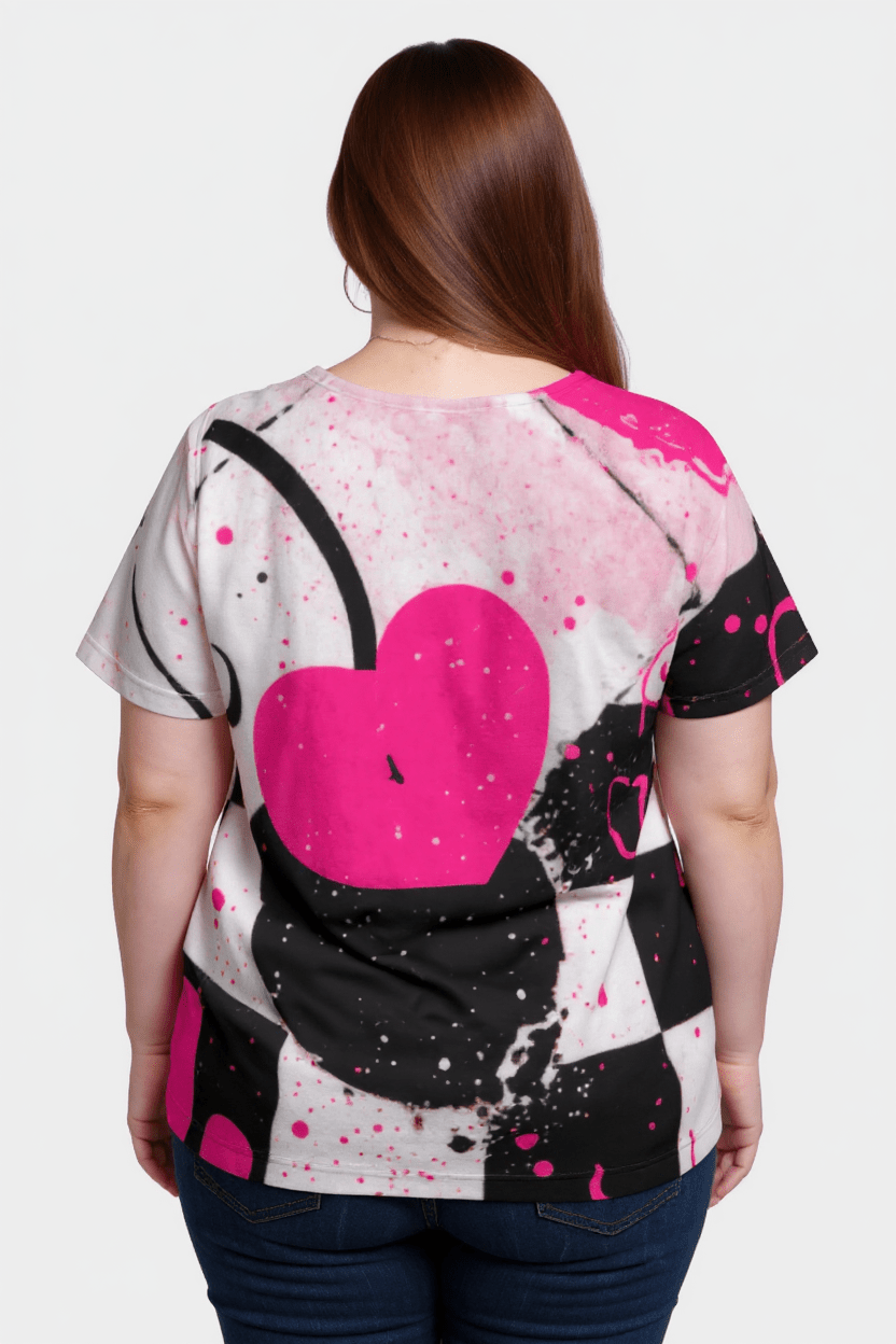 CHERRY CHECK MATE by Riffhaus - Loose Tank Top - Kesha Period Riff