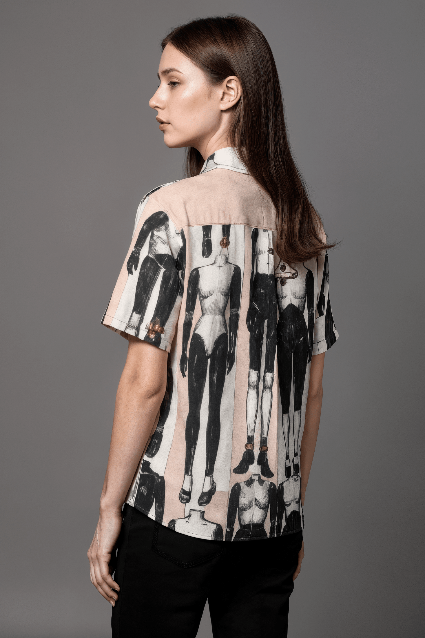 SCREWED by Riffhaus - Women's Cotton Shirt - Sofia Isella Riff