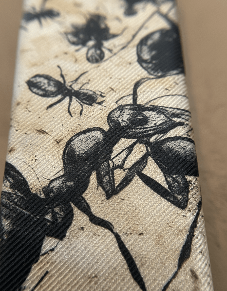ANTS on a tie - for weirdos and Sofia Isella Lovers only