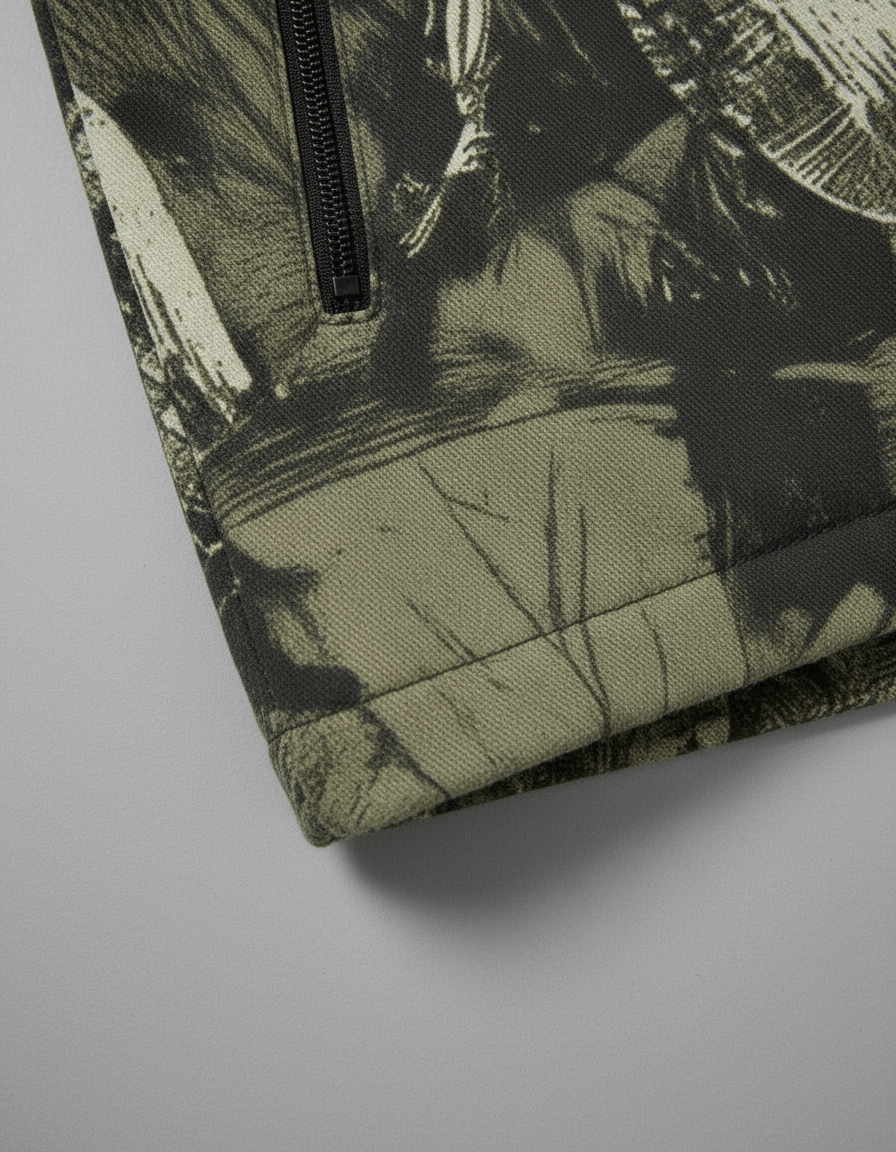 FORGING by Riffhaus - Minimalist Cotton Twill Jacket #GARDEN