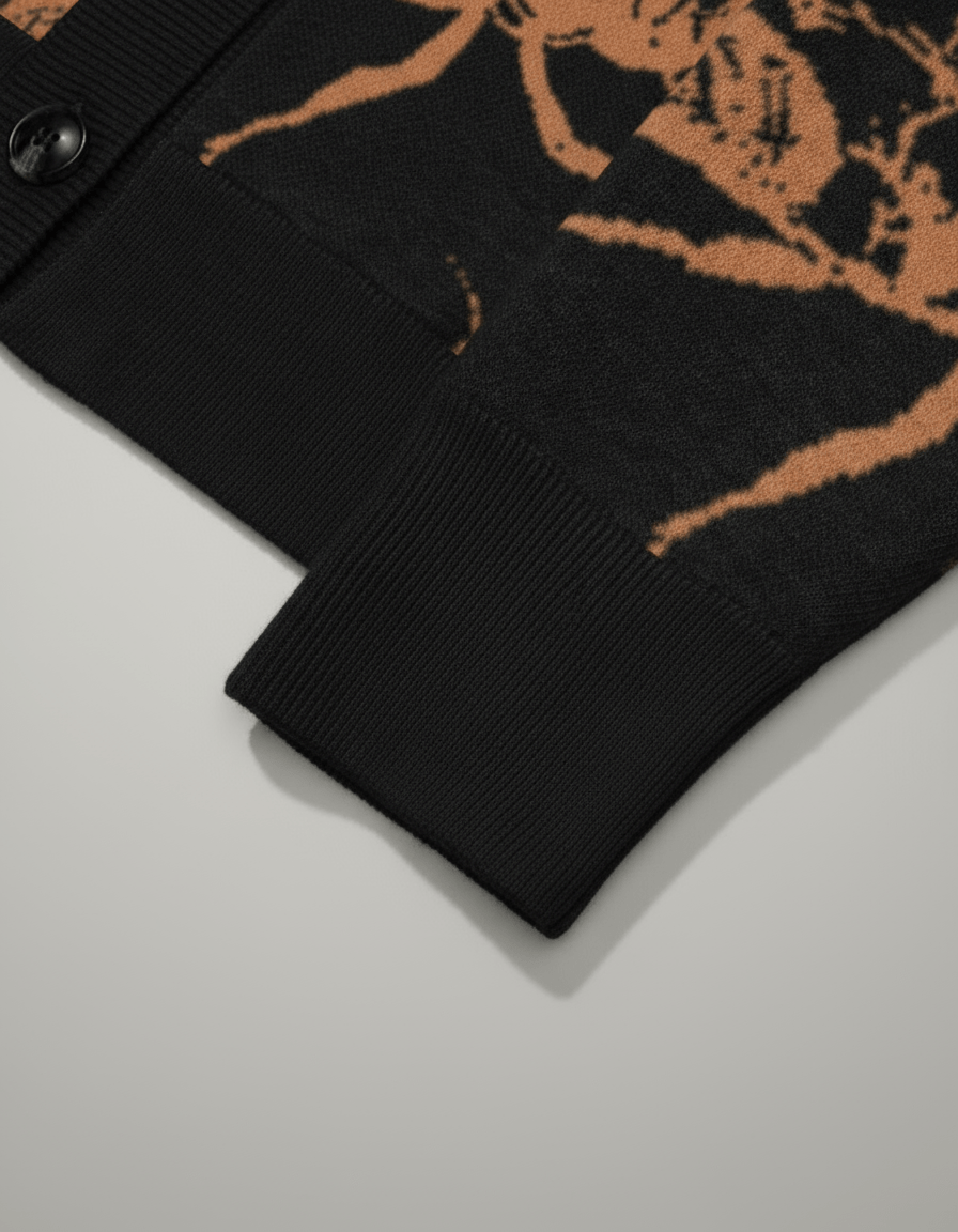 BUGS by Riffhaus - Unisex Knitted Cardigan #GARDEN