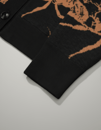 BUGS by Riffhaus - Unisex Knitted Cardigan #GARDEN