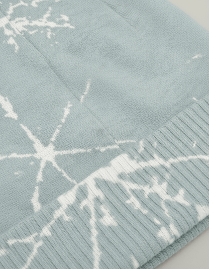 SNOW FLAKE by Riffhaus - Knitted beanie - Aurora Frozen Riff