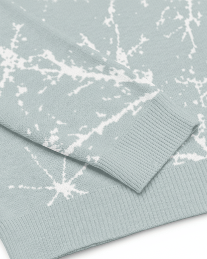 SNOW FLAKE by Riffhaus - Knitted crew neck sweater - Aurora Frozen Riff