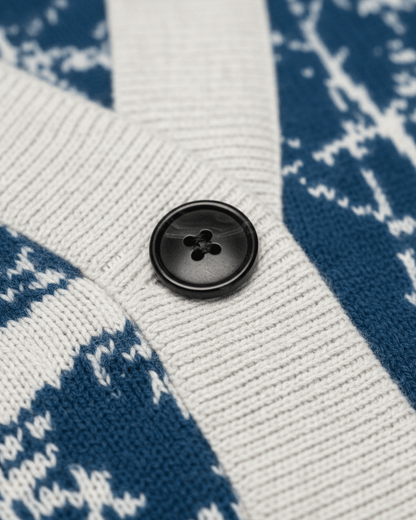 FROST LINES by Riffhaus - Knitted cardigan - Aurora Frozen Riff