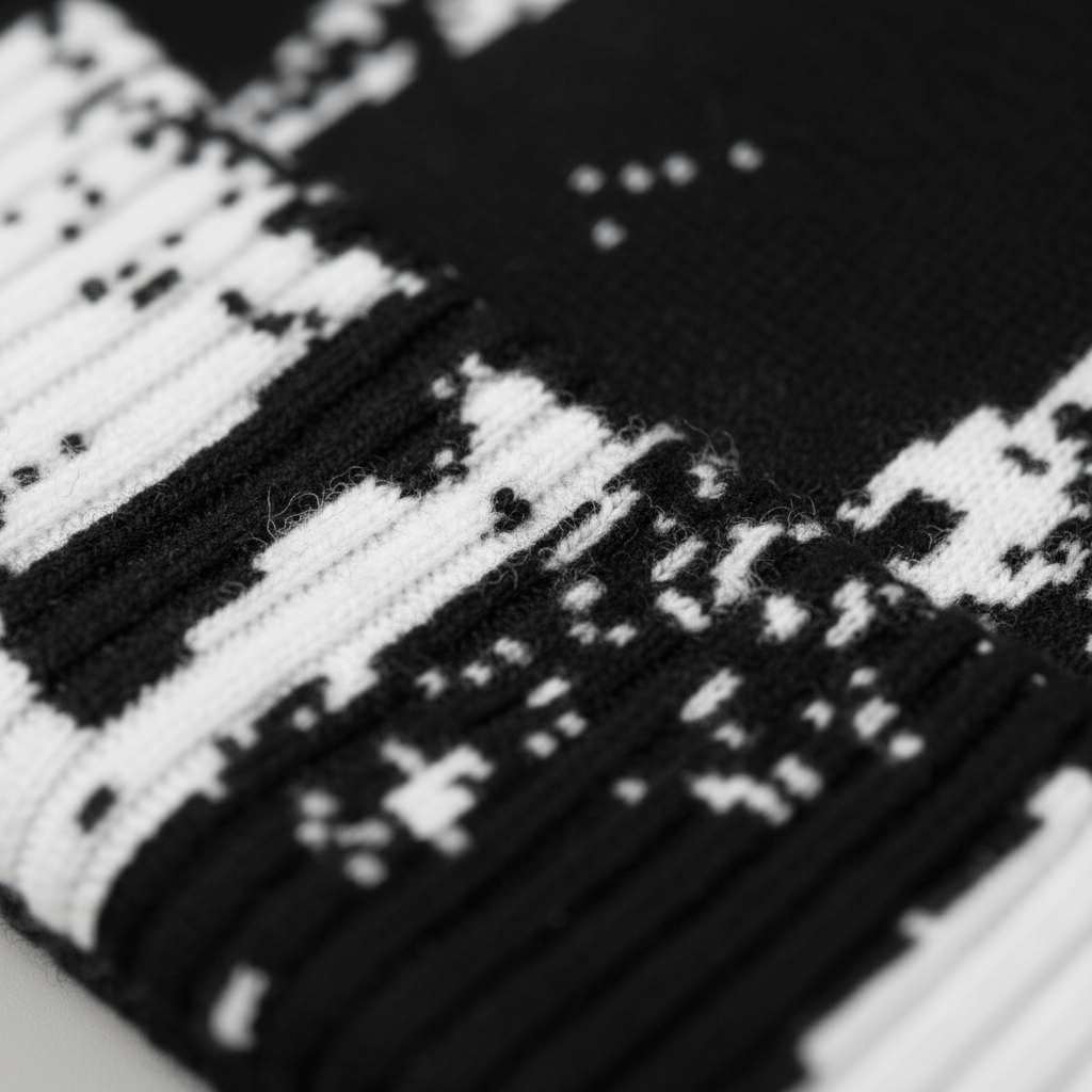 LAST TREE by Riffhaus - Knitted beanie - Aurora Frozen Riff