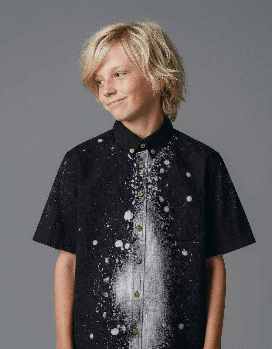 SUGAR LINE by Riffhaus - Children's Shirt With Pocket | 125GSM Cotton - Riff on Rosalía's Berghain