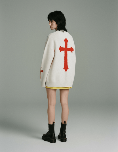 SAINT by Riffhaus - Knitted cardigan - Riff on Rosalia's Berghain