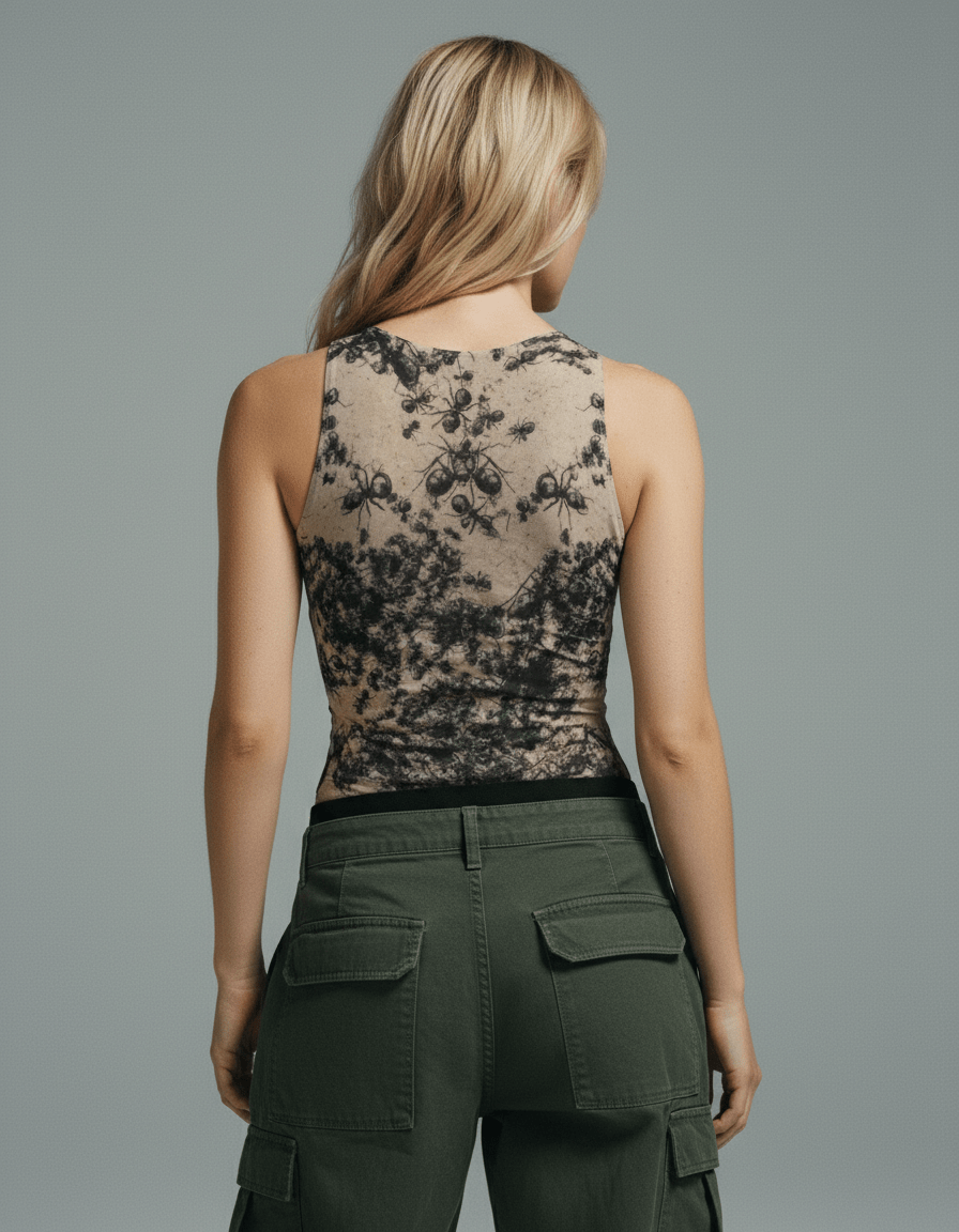 SOFIA ISELLA by Riffhaus - Tank Bodysuit #GARDEN