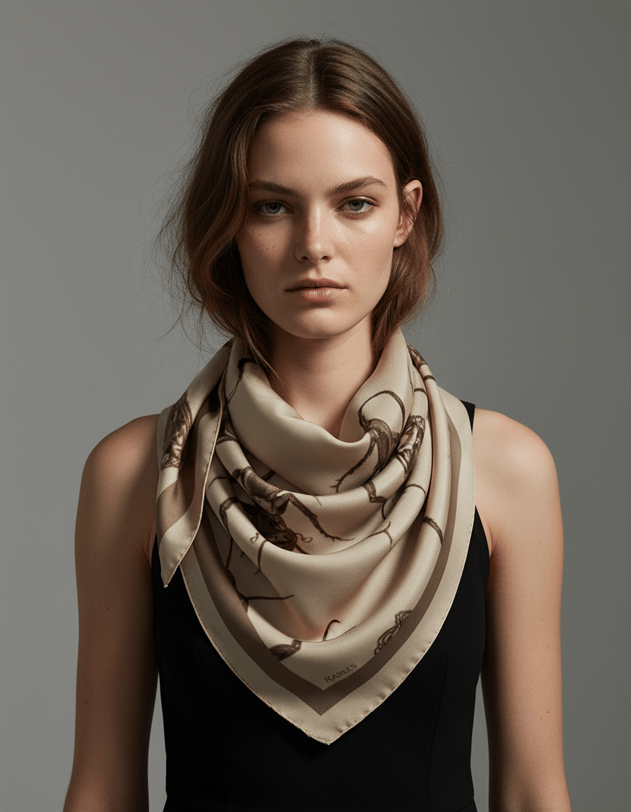 DECAY by Riffhaus - Silk Scarf Bugs - Sofia Isella Riff