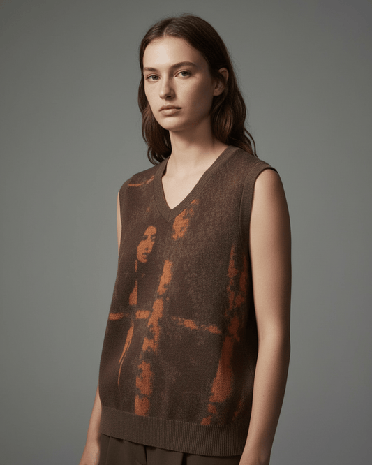 12/3 DAUGHTER by Riffhaus - Knit V-neck vest - Ethel Cain Riff