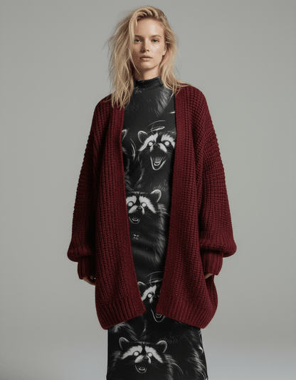 RACCOON by Riffhaus - Women's Mock Turtleneck Dress - Riff on Rosalía's Berghain