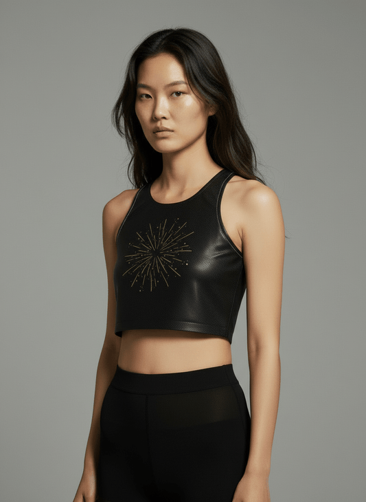 12/8 GOLDEN by Riffhaus - Crop Top- Riff on Audrey Nuna